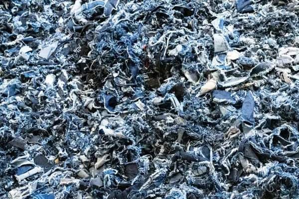 Close-up of shredded fabric